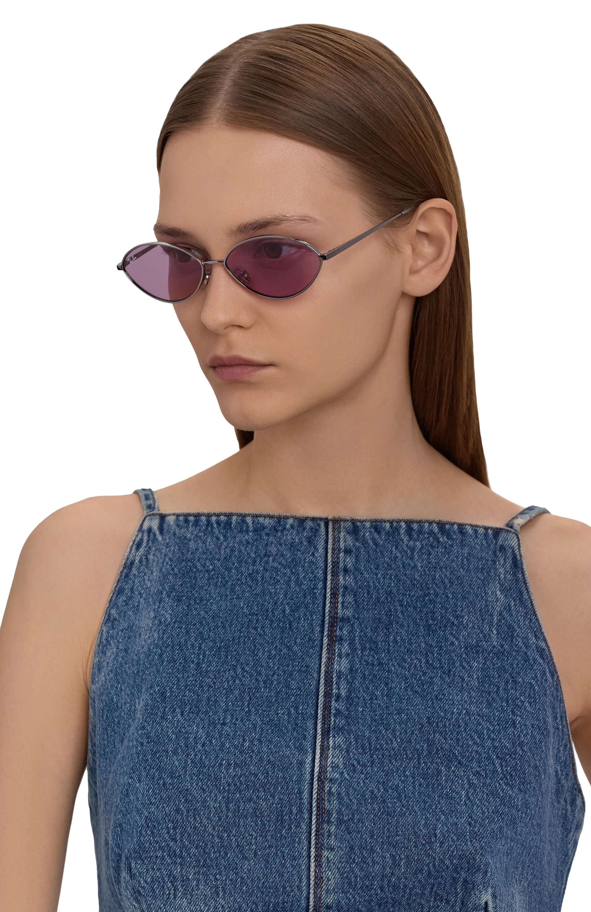 Солнцезащитные очки RAY-BAN розового цвета по цене 17800 руб., арт. 3757-004/69, фото 3 Солнцезащитные очки RAY-BAN, арт. 3757-004/69, фото 3