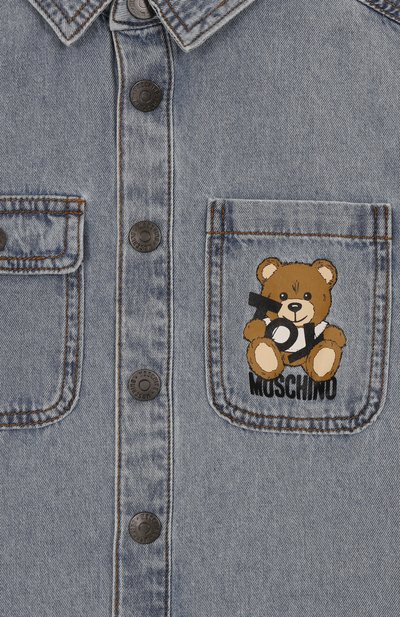 Джинсовая рубашка MOSCHINO, арт. HUC01F/L0E33/4-8, фото 3