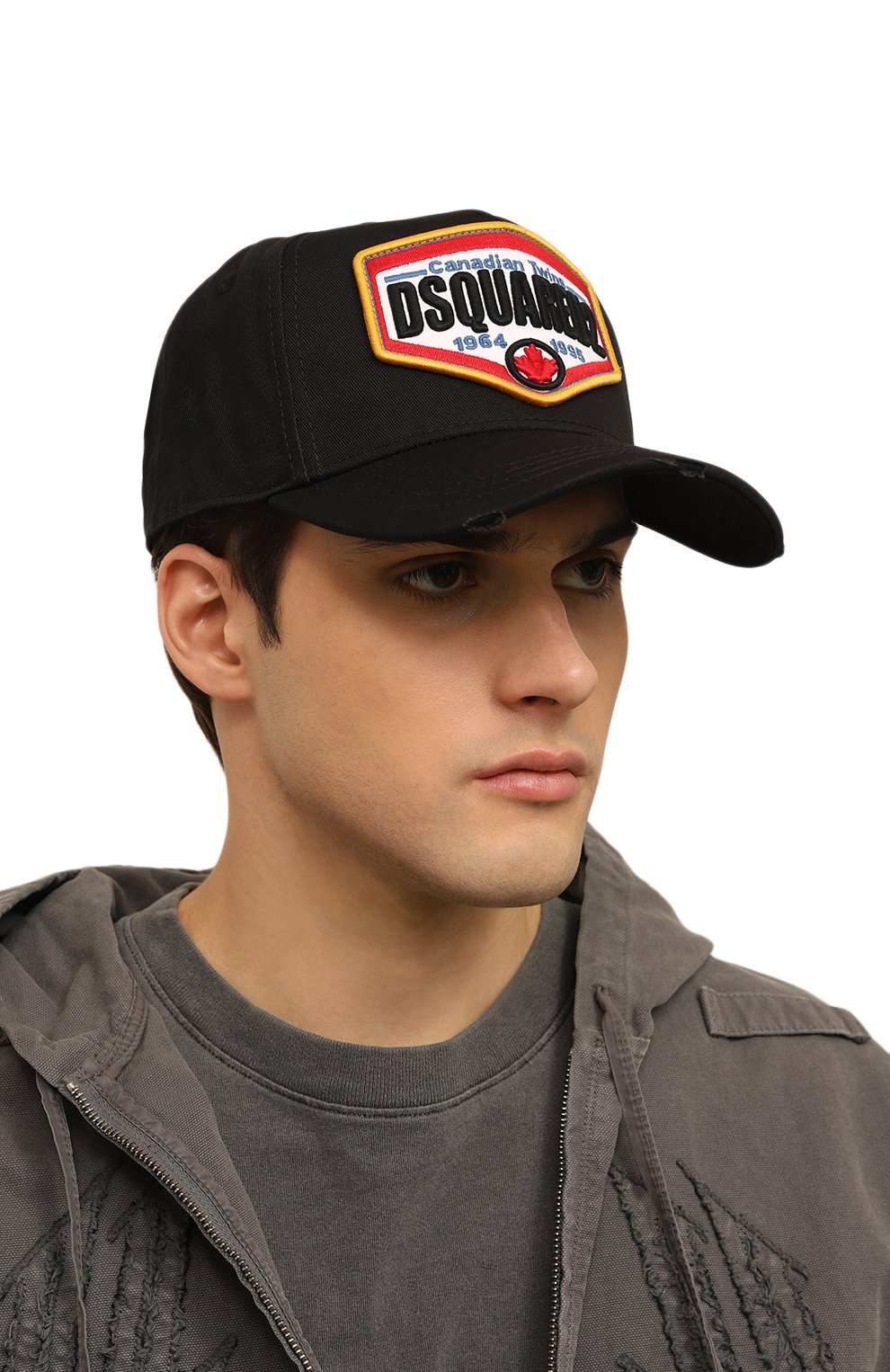 Хлопковая бейсболка DSQUARED2, арт. BCM0763/05C00001, фото 2