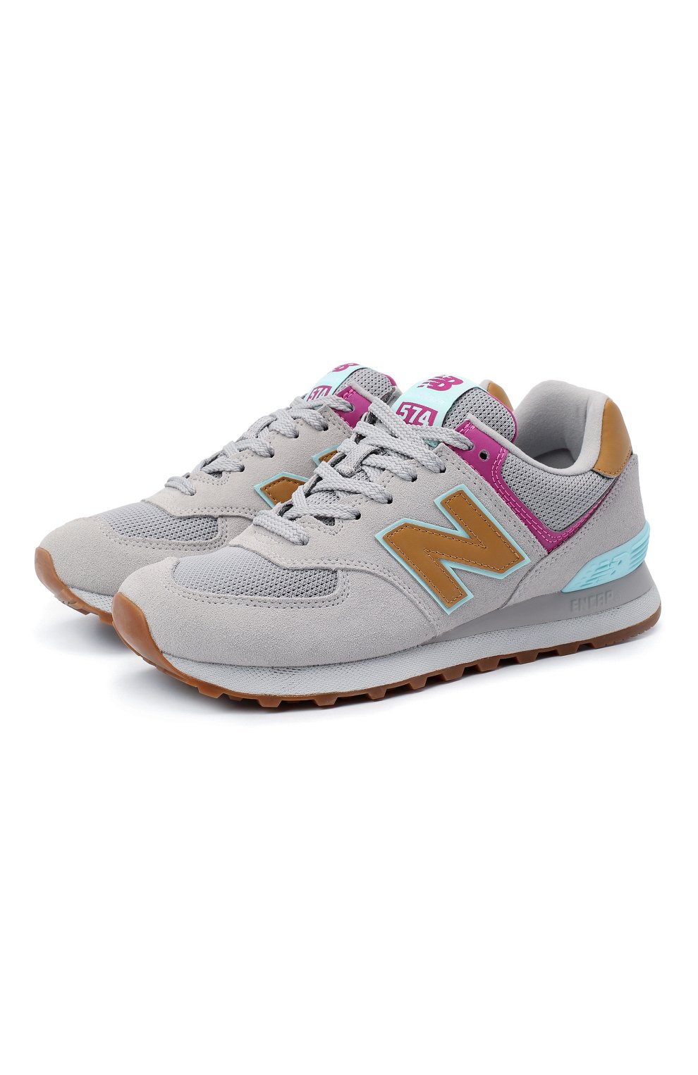 Комбинированные кроссовки 574 NEW BALANCE, арт. WT574ATA/B, фото 1