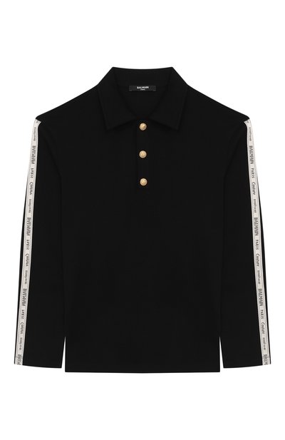 Хлопковое поло BALMAIN, арт. BX8R70