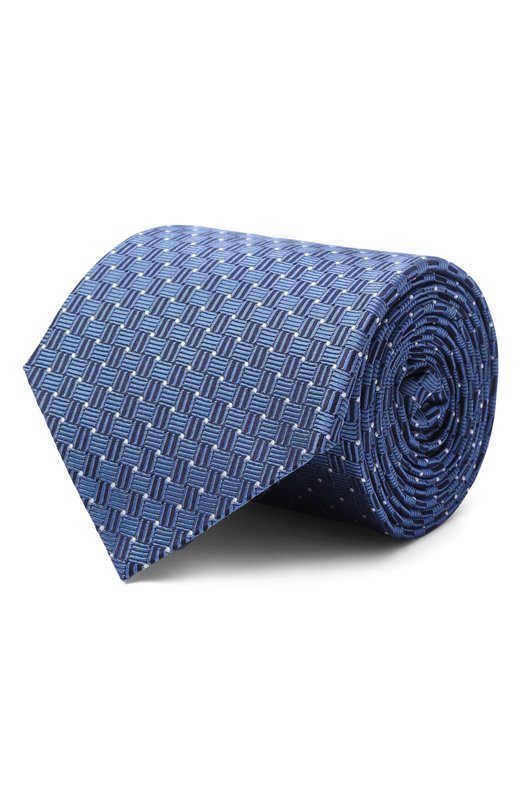 Шелковый галстук Canali 18/HJ04531 Голубой 18/HJ04531