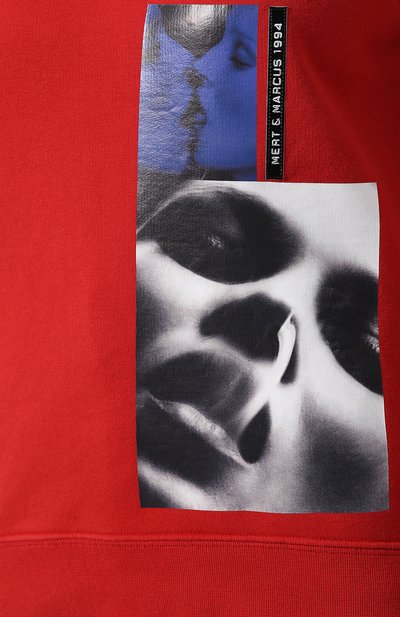 Хлопковый свитшот mert & marcus 1994 DSQUARED2 красного цвета по цене 48750 руб., арт. S73GU0044/S25030, фото 5 Хлопковый свитшот mert & marcus 1994 DSQUARED2, арт. S73GU0044/S25030, фото 5