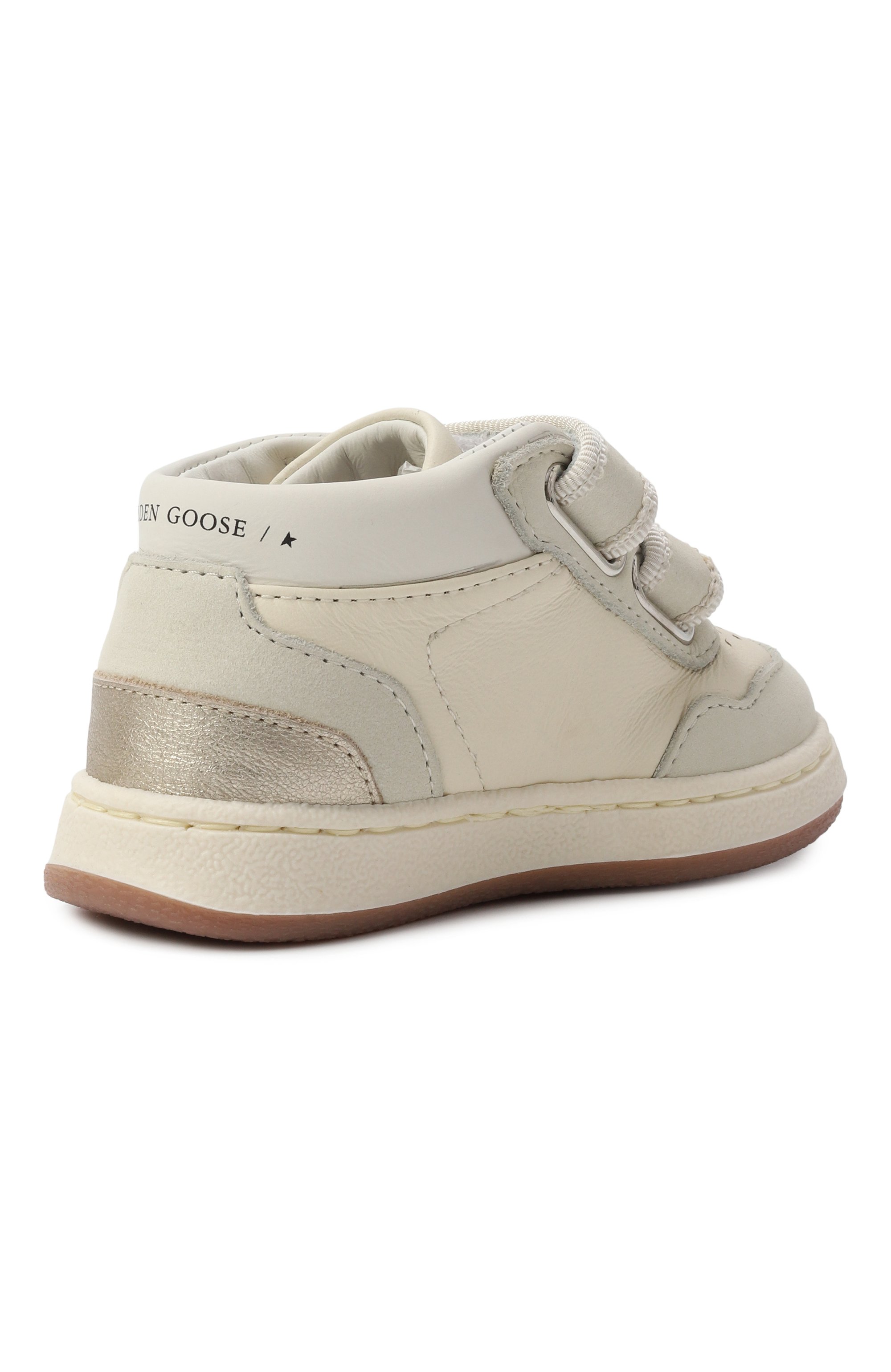 Кожаные кеды june GOLDEN GOOSE DELUXE BRAND, арт. GJF00773.F006749, фото 3