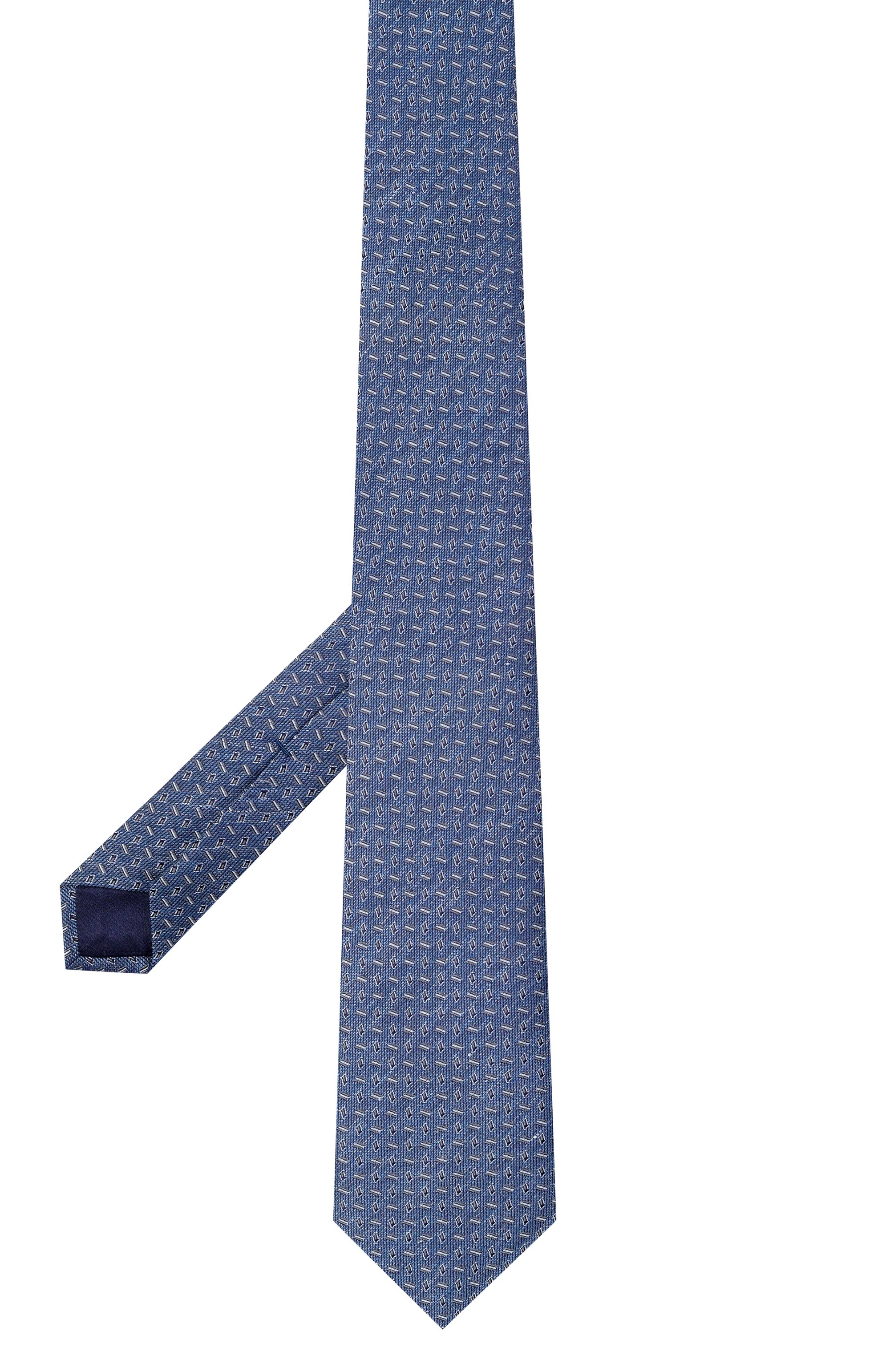 Галстук из шелка и льна ZILLI, арт. CRAV02M0617VMDG00, фото 3