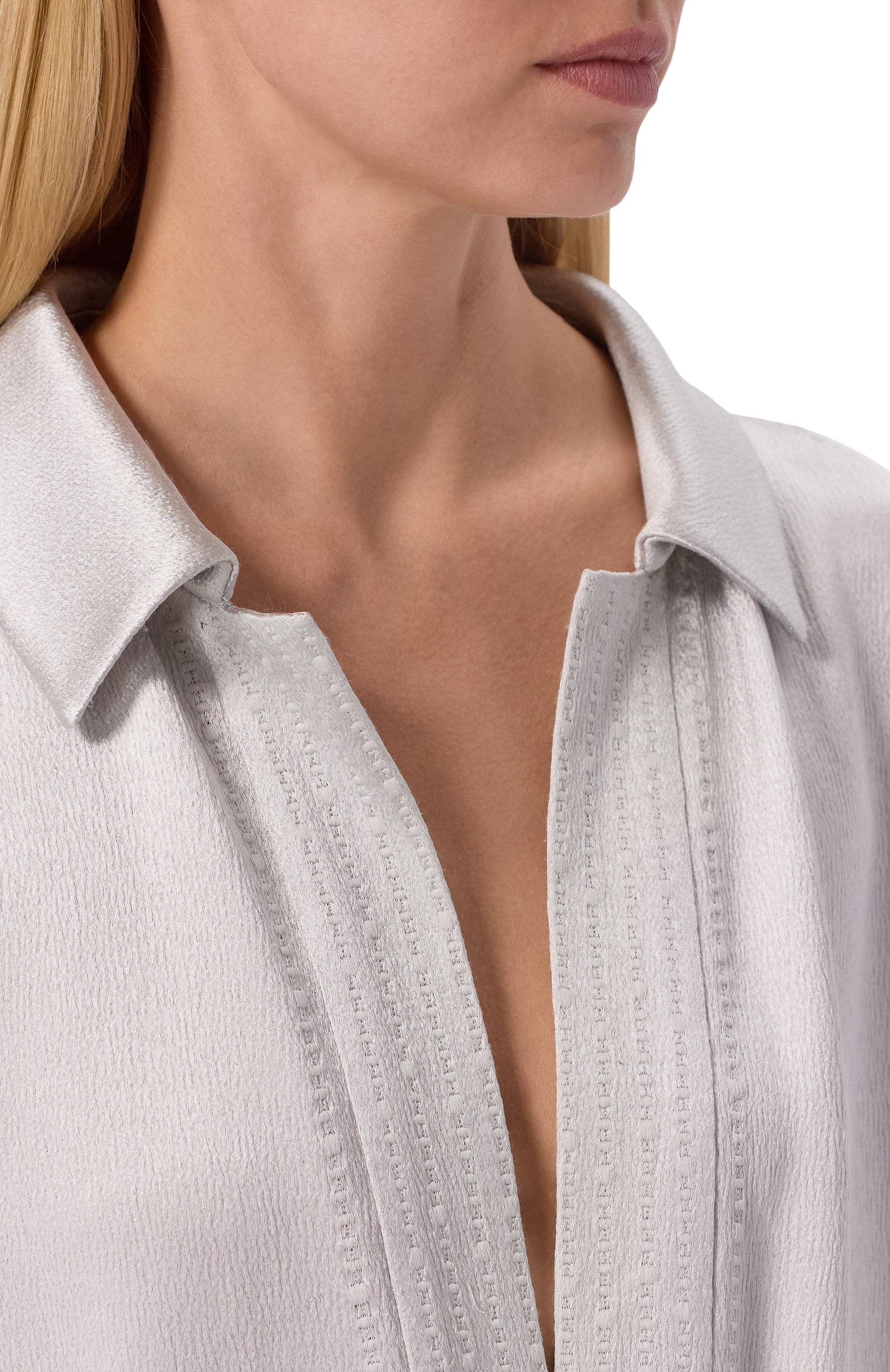 Блузка из вискозы и шелка GIORGIO ARMANI, арт. GW003881/TE22830, фото 5