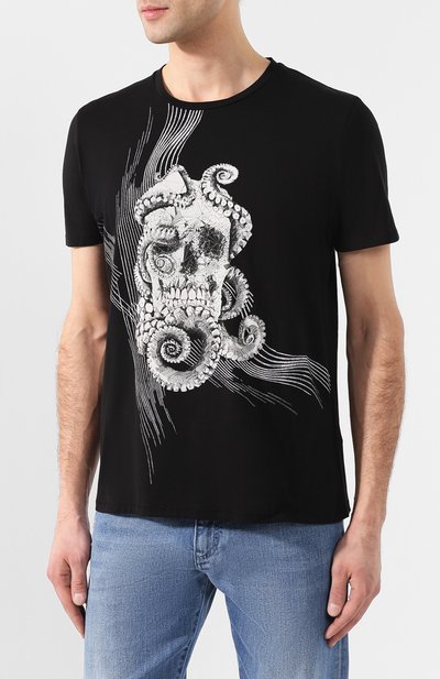 Хлопковая футболка JUST CAVALLI, арт. S01GC0532/N20663, фото 3