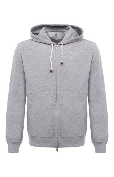 Мужской хлопковая толстовка BRUNELLO CUCINELLI, арт. M0T359069G