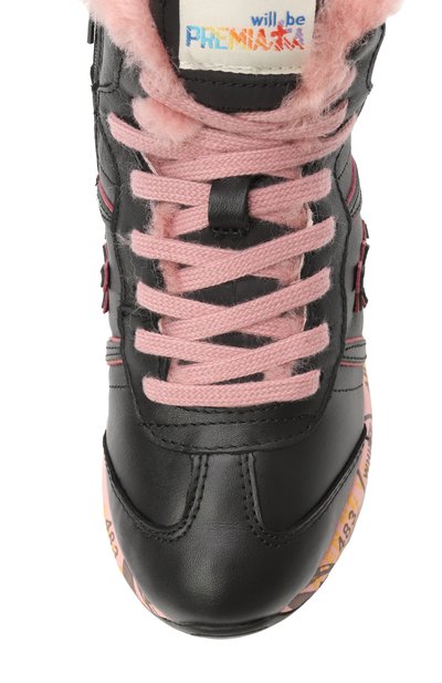 Кожаные кроссовки PREMIATA WILL BE черного цвета по цене 27150 руб., арт. 32M089474/ADAM M/27-35, фото 4 Кожаные кроссовки PREMIATA WILL BE, арт. 32M089474/ADAM M/27-35, фото 4