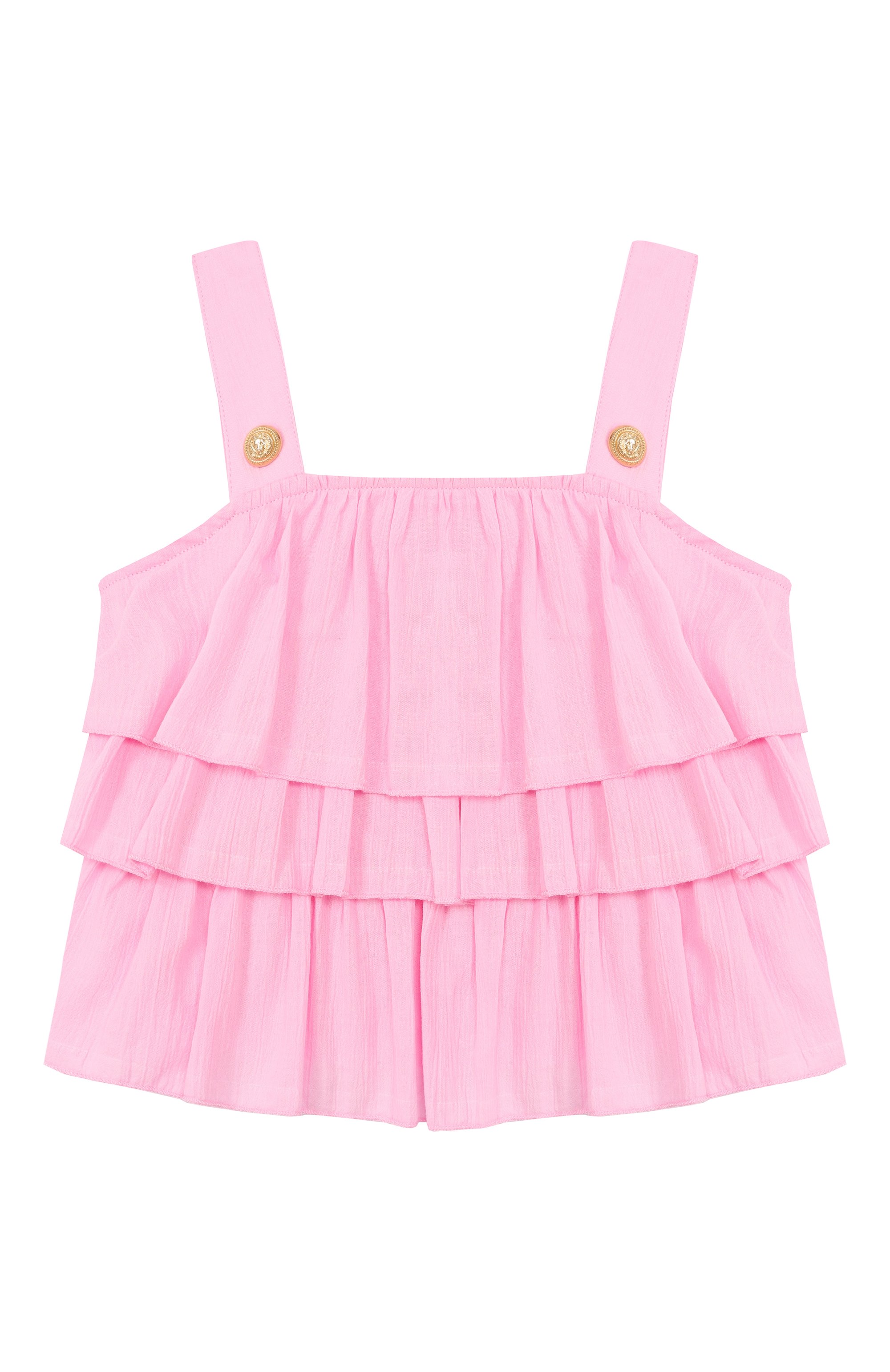 Хлопковый топ BALMAIN, арт. BY5A12, фото 1