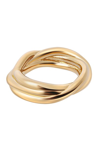 Кольцо JIL SANDER золотого цвета по цене 49950 руб., арт. J11UQ0100/P4877, фото 3 Кольцо JIL SANDER, арт. J11UQ0100/P4877, фото 3