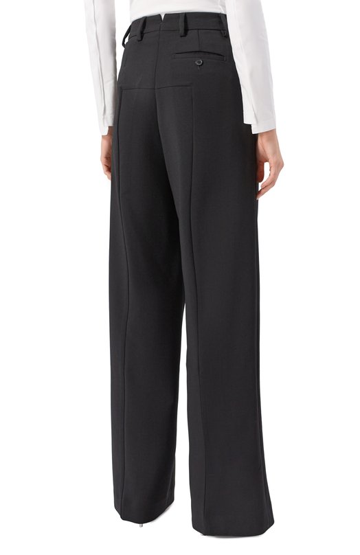 Шерстяные брюки VETEMENTS WA53PA250B/1240 W00L Чёрный  WA53PA250B/1240 W00L Фото 4