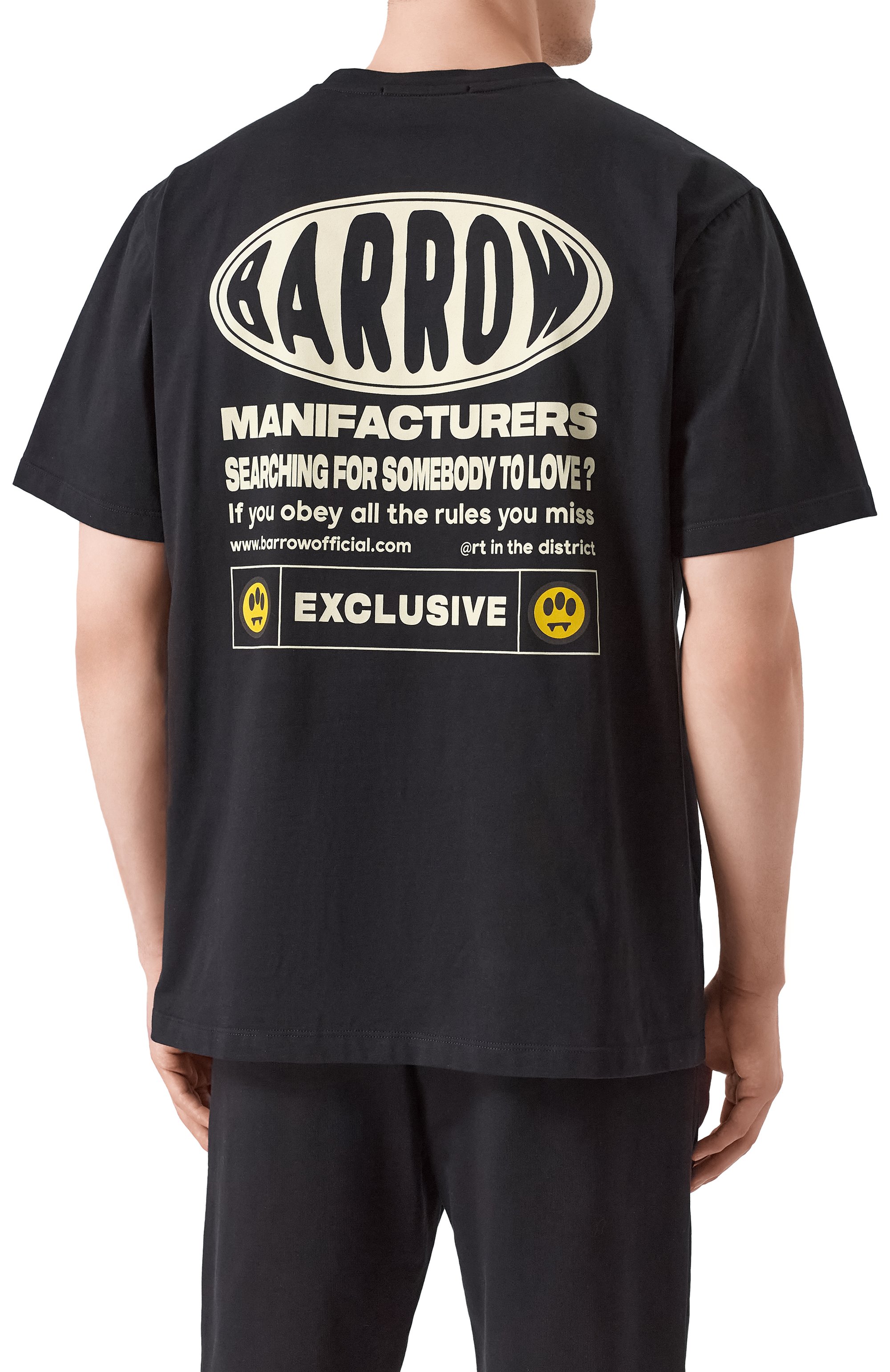 Хлопковая футболка BARROW, арт. S5BWMATH066, фото 4