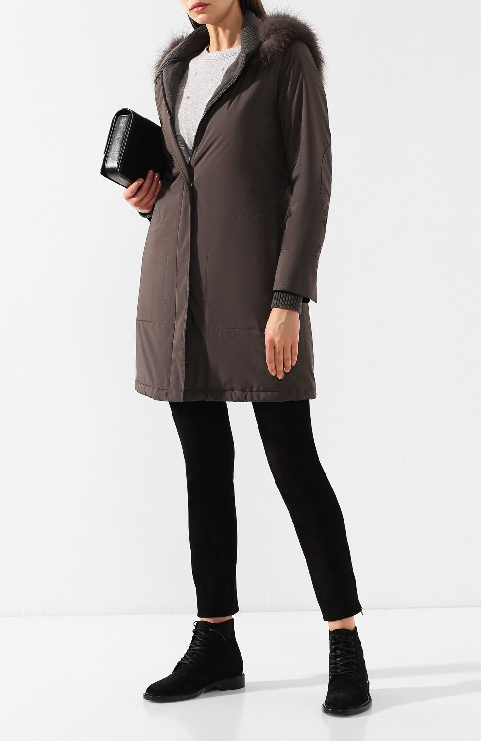 Парка с меховой отделкой LORO PIANA, арт. FAE5502, фото 2