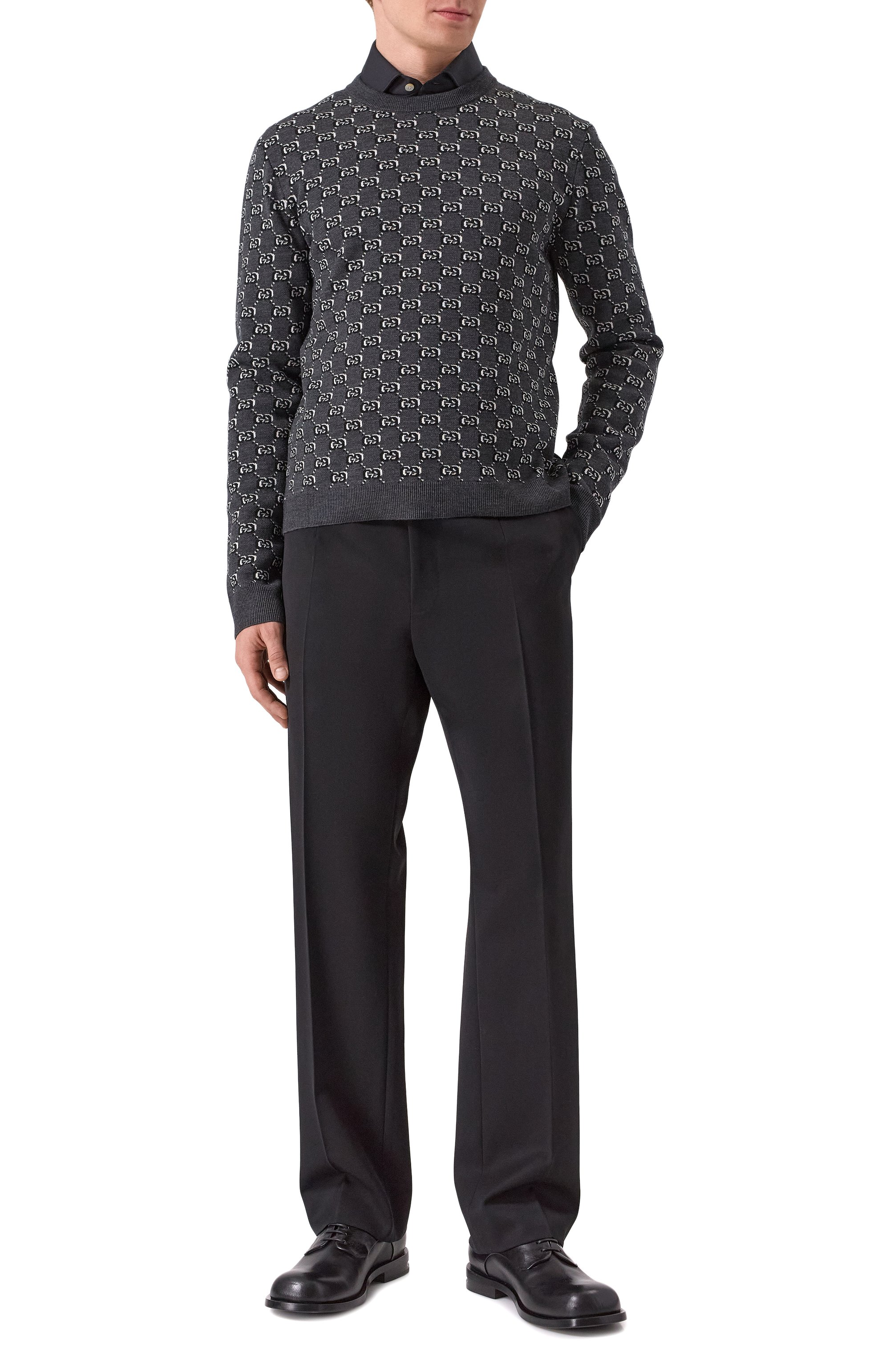 Шерстяной джемпер GUCCI, арт. 794503/XKEAP, фото 2