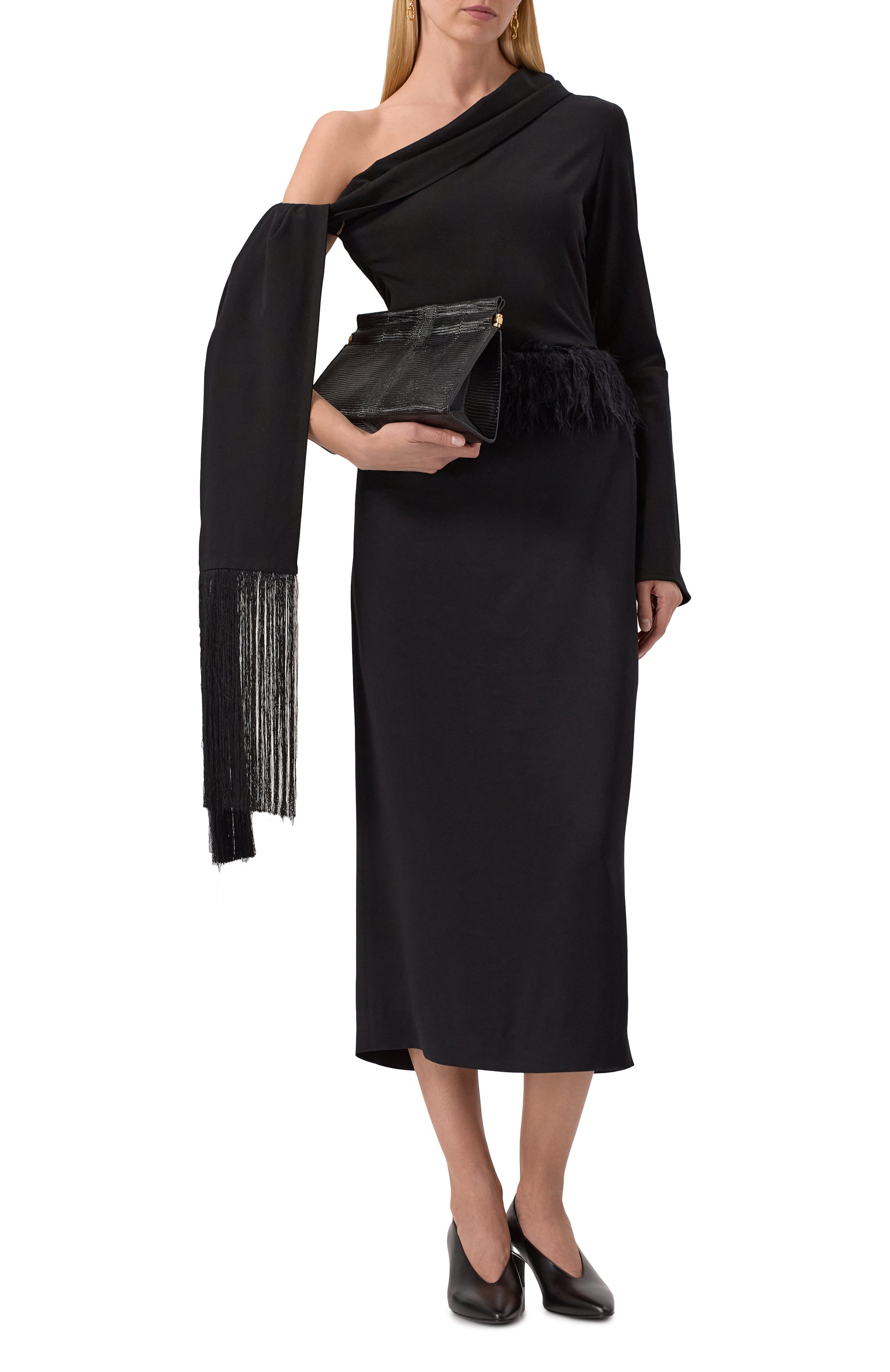 Клатч CO черного цвета по цене 110500 руб., арт. 0452LIZ-BLA, фото 7 Клатч CO, арт. 0452LIZ-BLA, фото 7