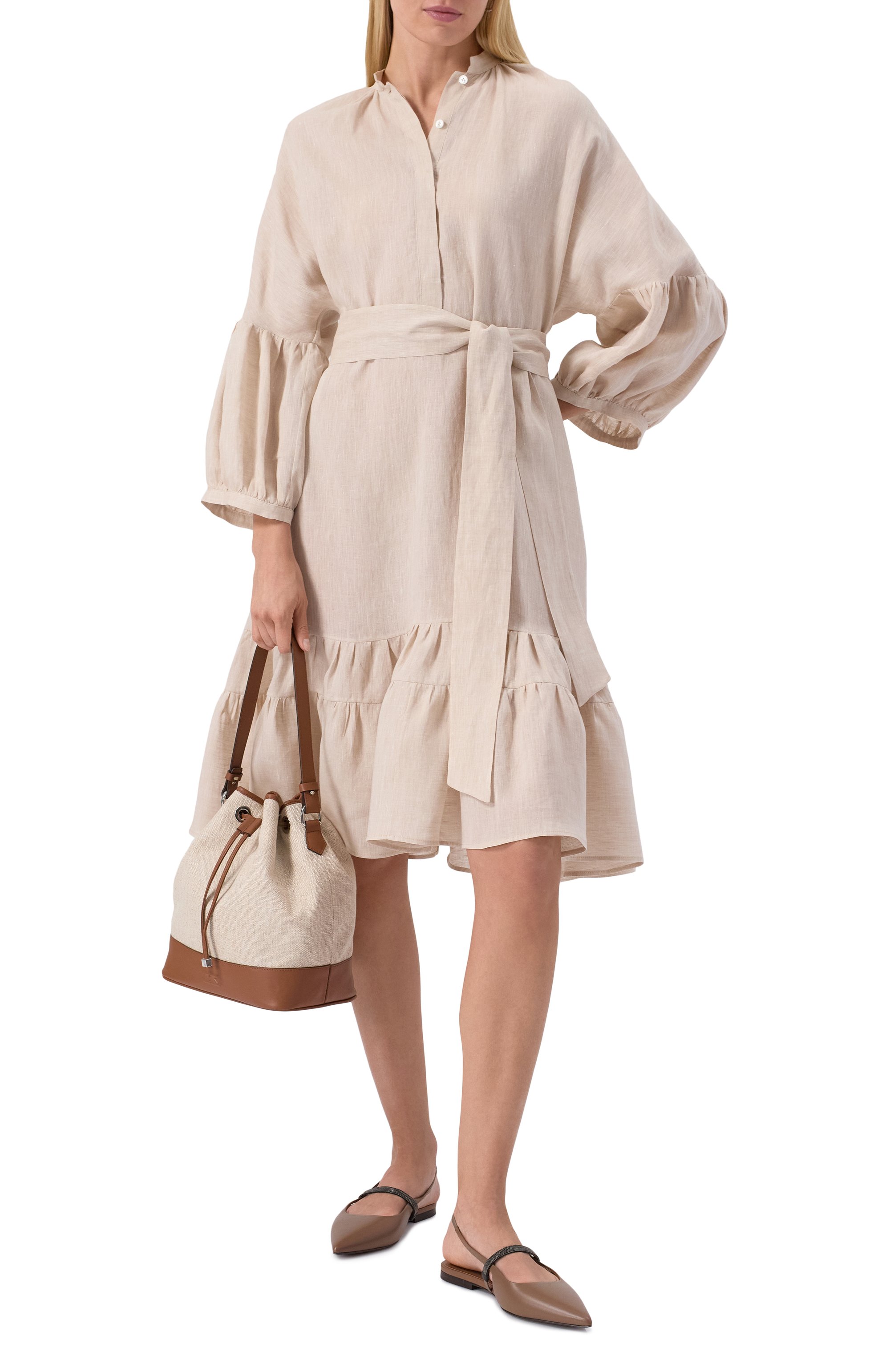 Сумка KITON светло-бежевого цвета по цене 143500 руб., арт. DSABRIN0117202, фото 7 Сумка KITON, арт. DSABRIN0117202, фото 7