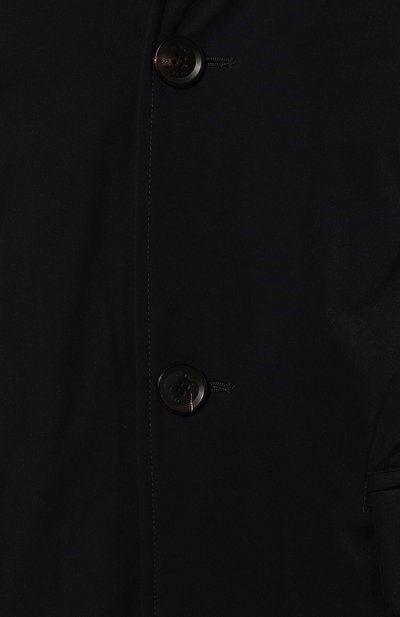 Пуховый плащ HETREGO темно-синего цвета по цене 58350 руб., арт. 8N443/BRAND0N, фото 5 Пуховый плащ HETREGO, арт. 8N443/BRAND0N, фото 5