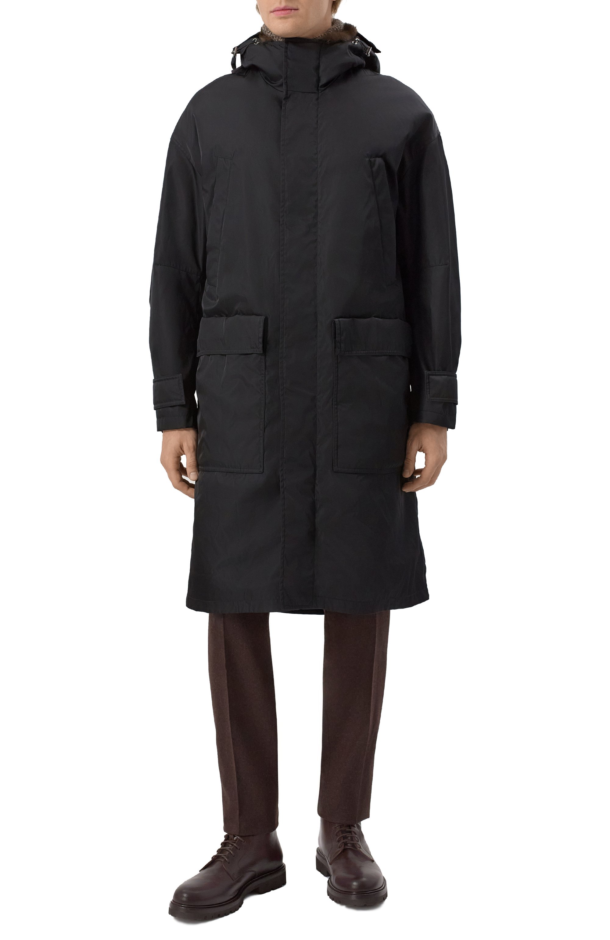 Парка с подкладкой из соболя MVST, арт. FTEPL-ES4395SB/GR1651, фото 3