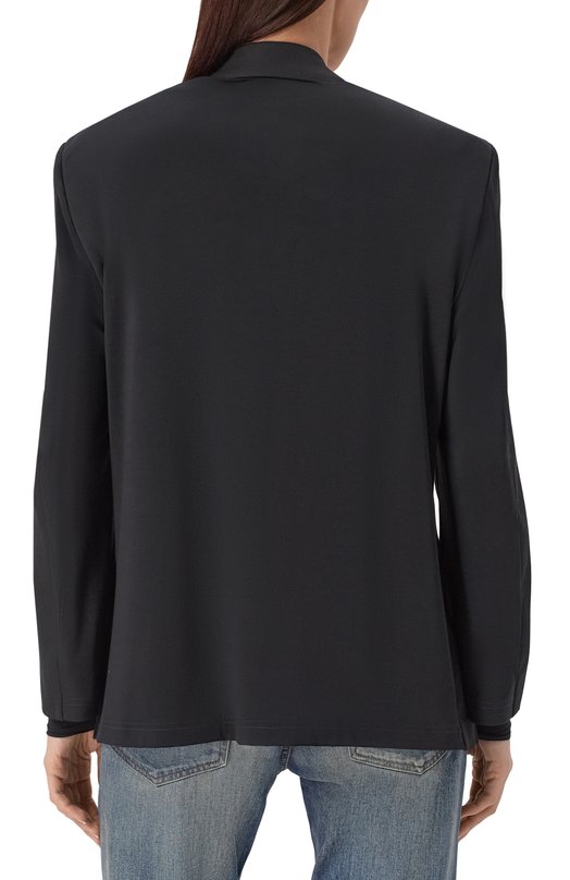 Шерстяной жакет Balenciaga 838848/TJT35 Чёрный  838848/TJT35 Фото 4