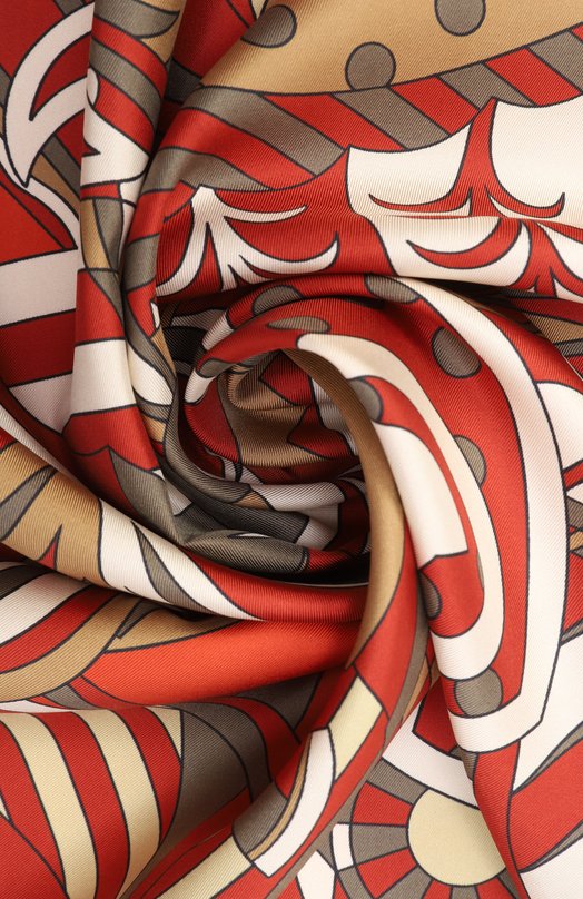 Шелковый платок Burberry 8102085 Красный  8102085 Фото 3