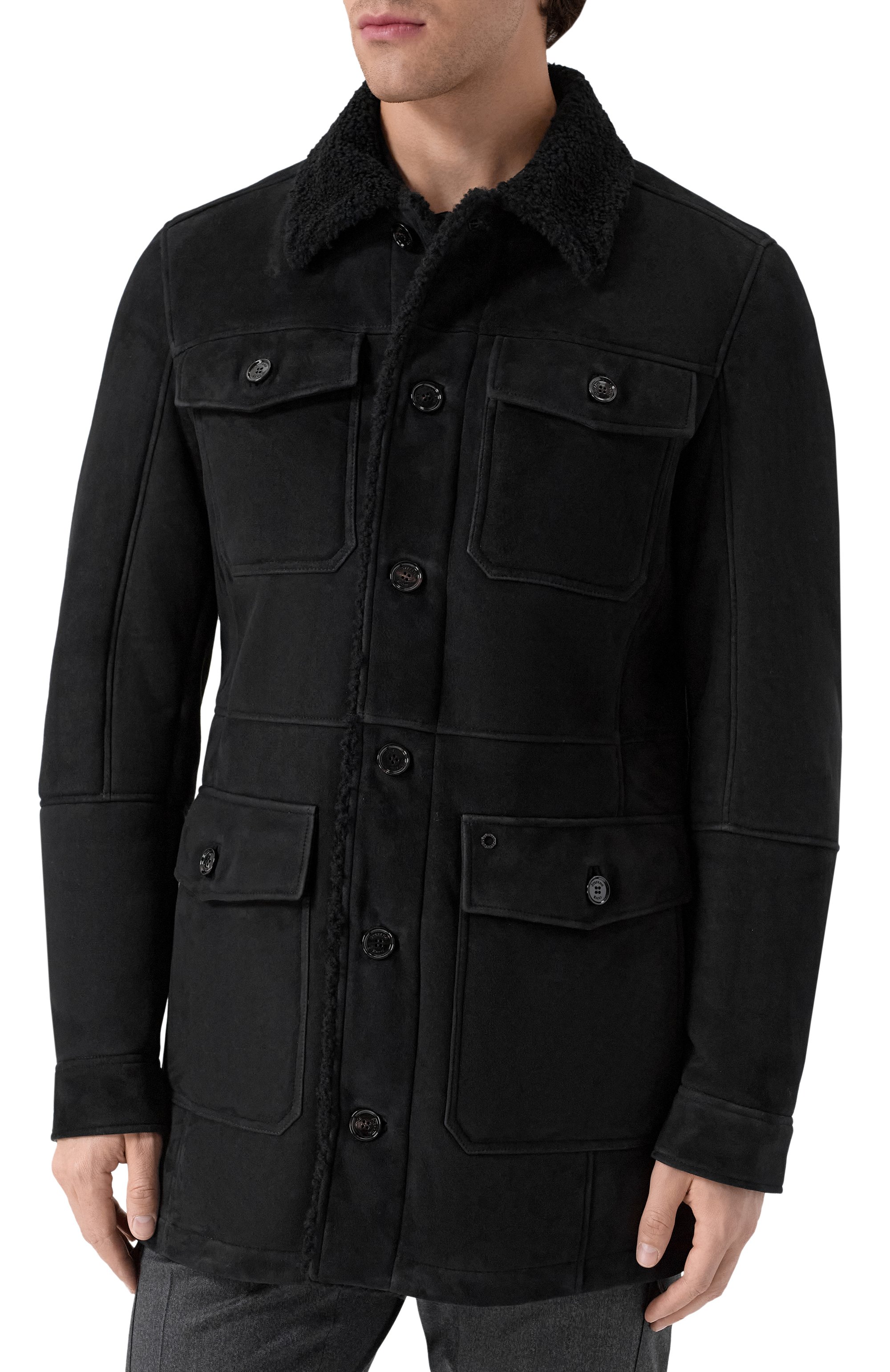 Дубленка из овчины STEFANO RICCI, арт. M7J4300150/LAC0NY, фото 3