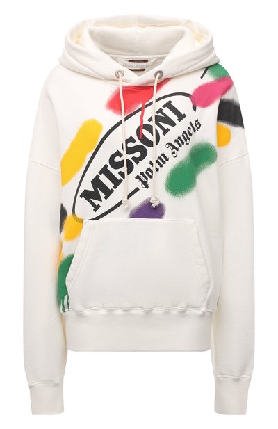 Женский хлопковое худи palm angels x missoni PALM ANGELS, арт. PWBB044F21FLE0020110
