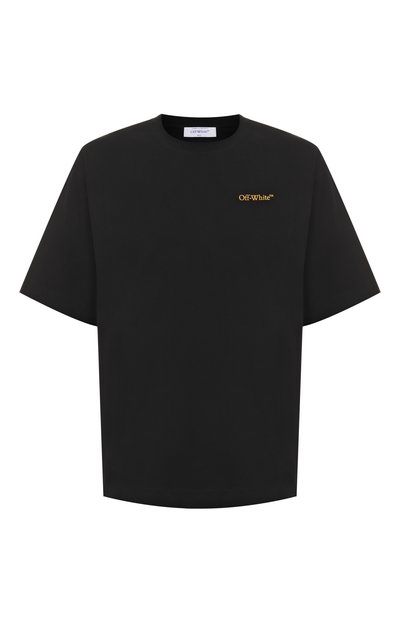 Хлопковая футболка OFF-WHITE, арт. 0MAA120S25JER00D, фото 1