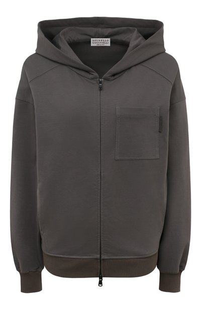 Женский хлопковая толстовка BRUNELLO CUCINELLI, арт. MH827BP426