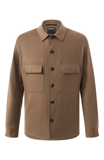 Мужская ка�шемировая куртка-рубашка ZEGNA, арт. S0T6B/UEV46A8