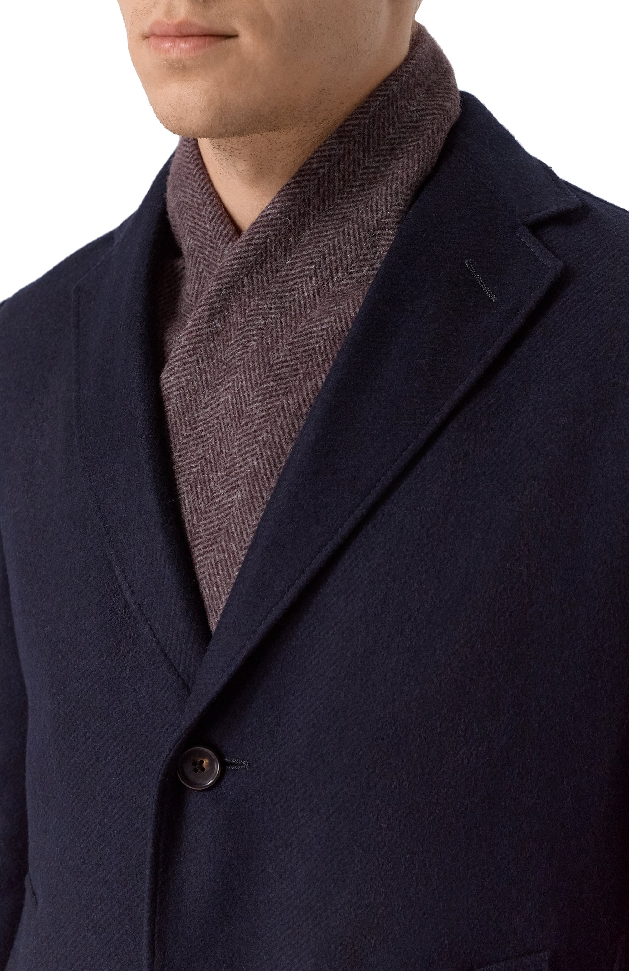 Шарф из шерсти и кашемира ANDREA CAMPAGNA, арт. 623253, фото 2