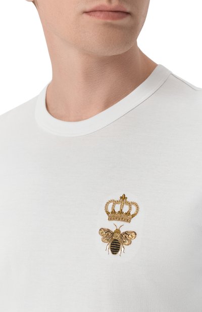 Хлопковая футболка DOLCE & GABBANA, арт. G8PV1Z/G7WUQ, фото 5