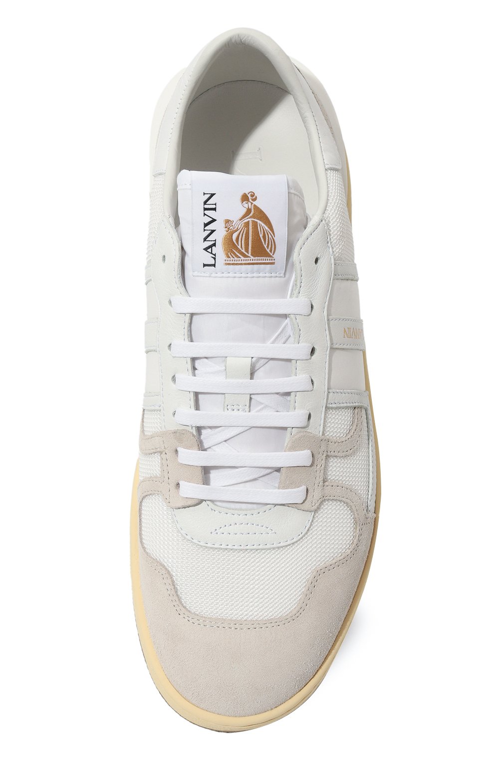 Комбинированные кеды clay LANVIN, арт. FM-SKDK00-NASH, фото 6