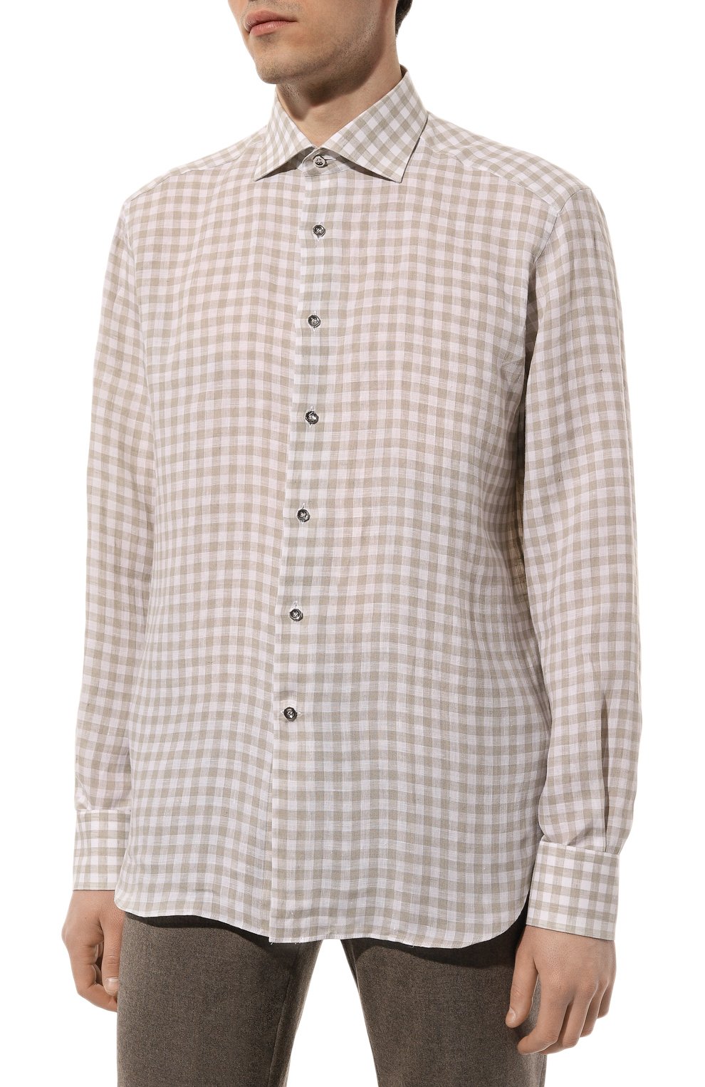 Льняная рубашка STEFANO RICCI, арт. MC002246/L2512, фото 3