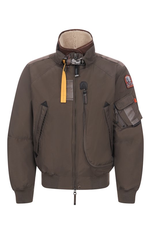 Пуховый бомбер Parajumpers 25WMPMJKMA26 Коричневый 25WMPMJKMA26