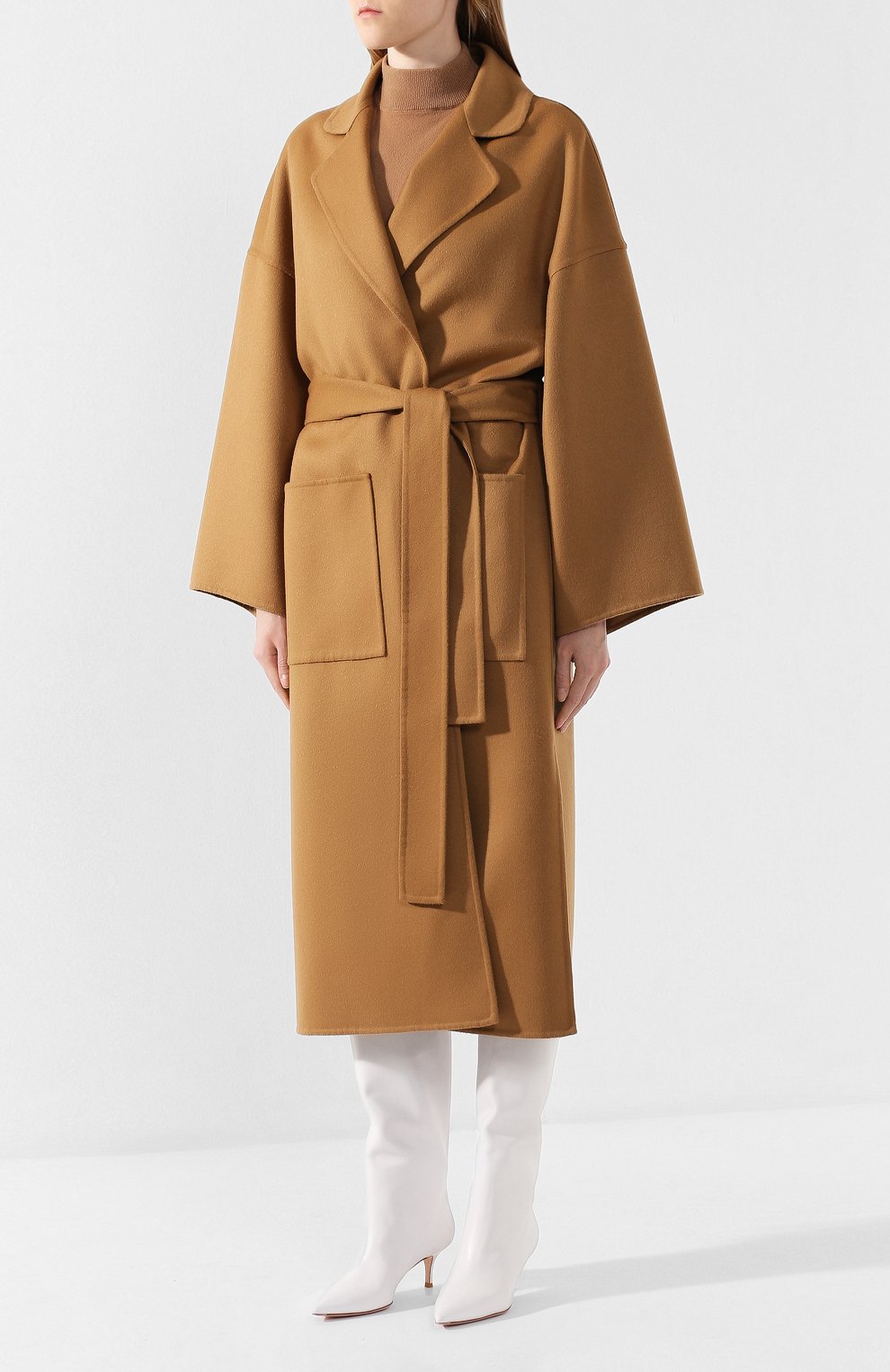 Пальто из смеси шерсти и кашемира LOEWE, арт. S2281141PA, фото 3
