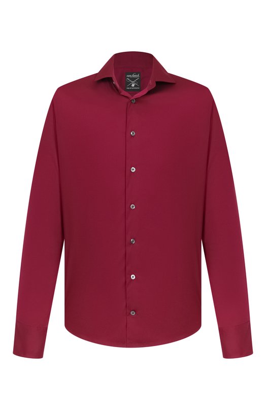 Хлопковая сорочка Van Laack VL-RIK0S-SF/150293/570 Бордовый VL-RIK0S-SF/150293/570