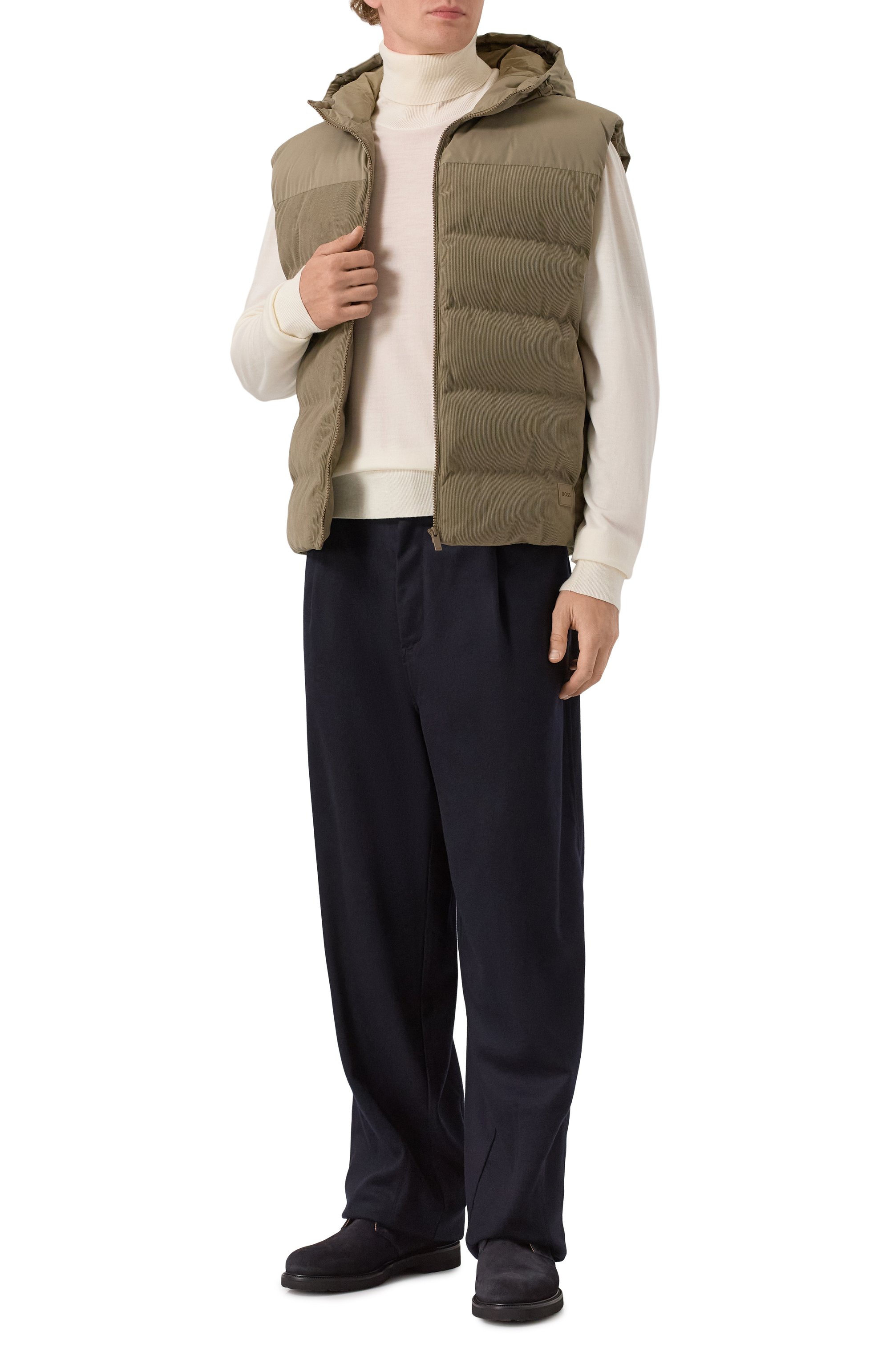 Брюки из шерсти и кашемира EMPORIO ARMANI, арт. EM003662/AF17835, фото 2