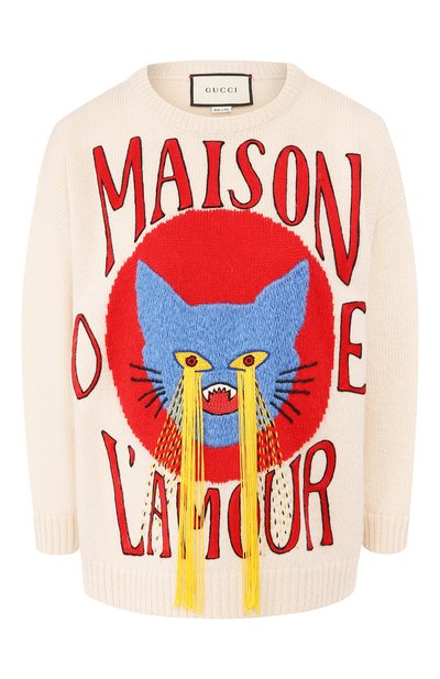 Шерстяной свитер GUCCI, арт. 595637/XKA07, фото 1