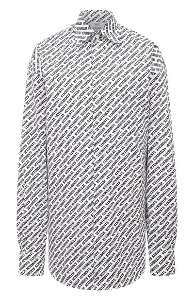 Женская хлопковая рубашка VETEMENTS, арт. UE54SH200W
