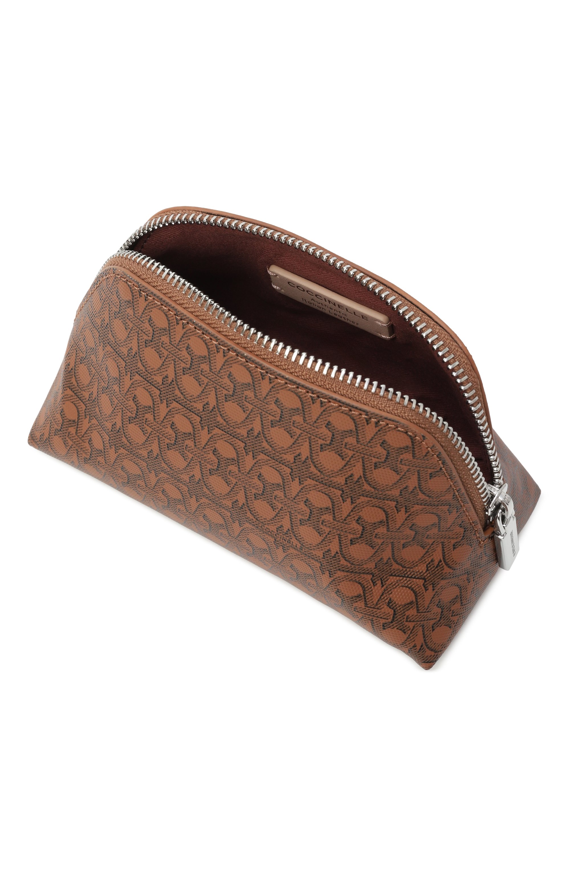 Текстильная косметичка COCCINELLE коричневого цвета по цене 8925 руб., арт. E5 TMG 25 02 01, фото 3 Текстильная косметичка COCCINELLE, арт. E5 TMG 25 02 01, фото 3