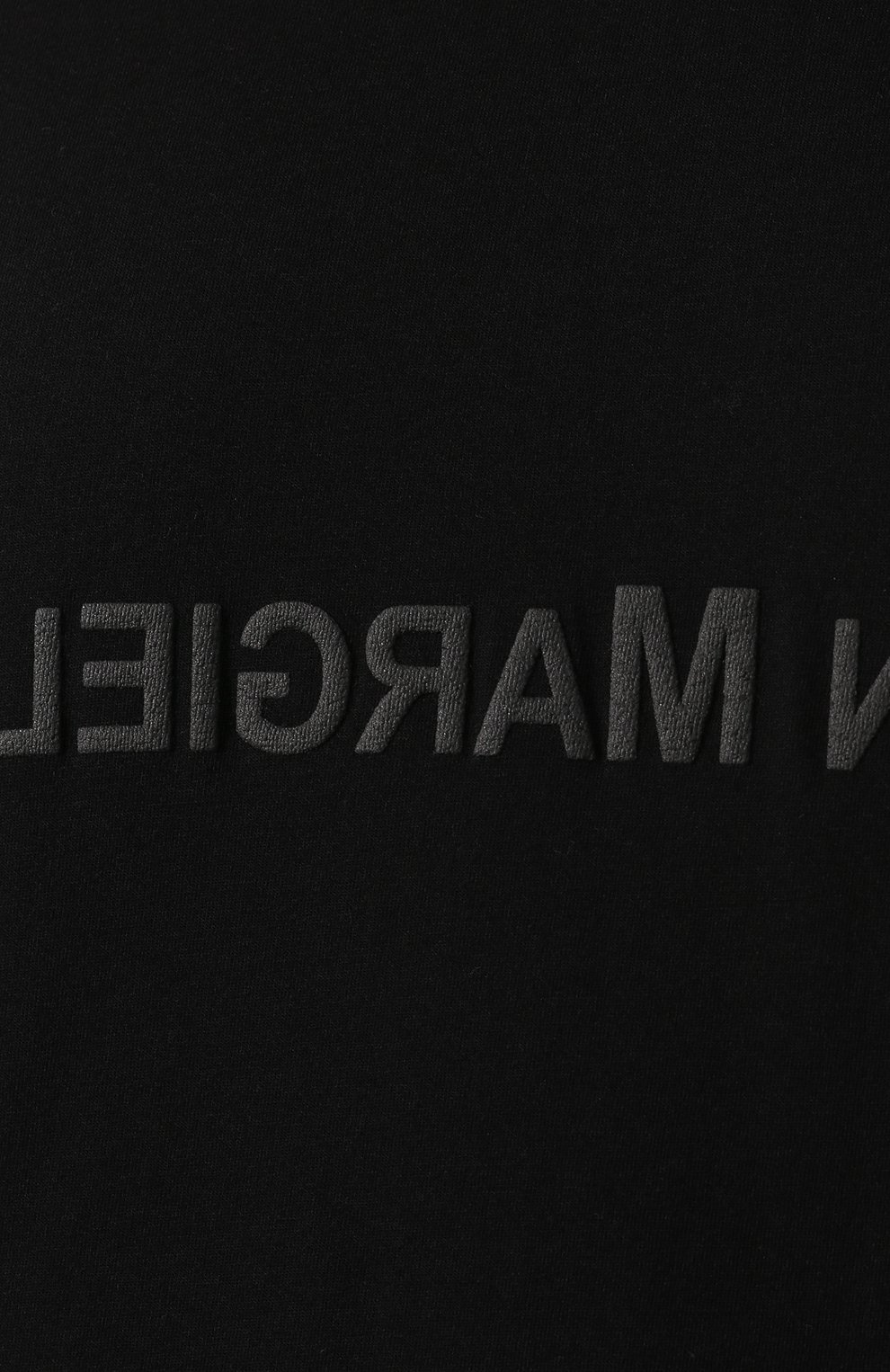 Хлопковая футболка MM6 черного цвета по цене 23800 руб., арт. S62GD0021/S21058, фото 5 Хлопковая футболка MM6, арт. S62GD0021/S21058, фото 5