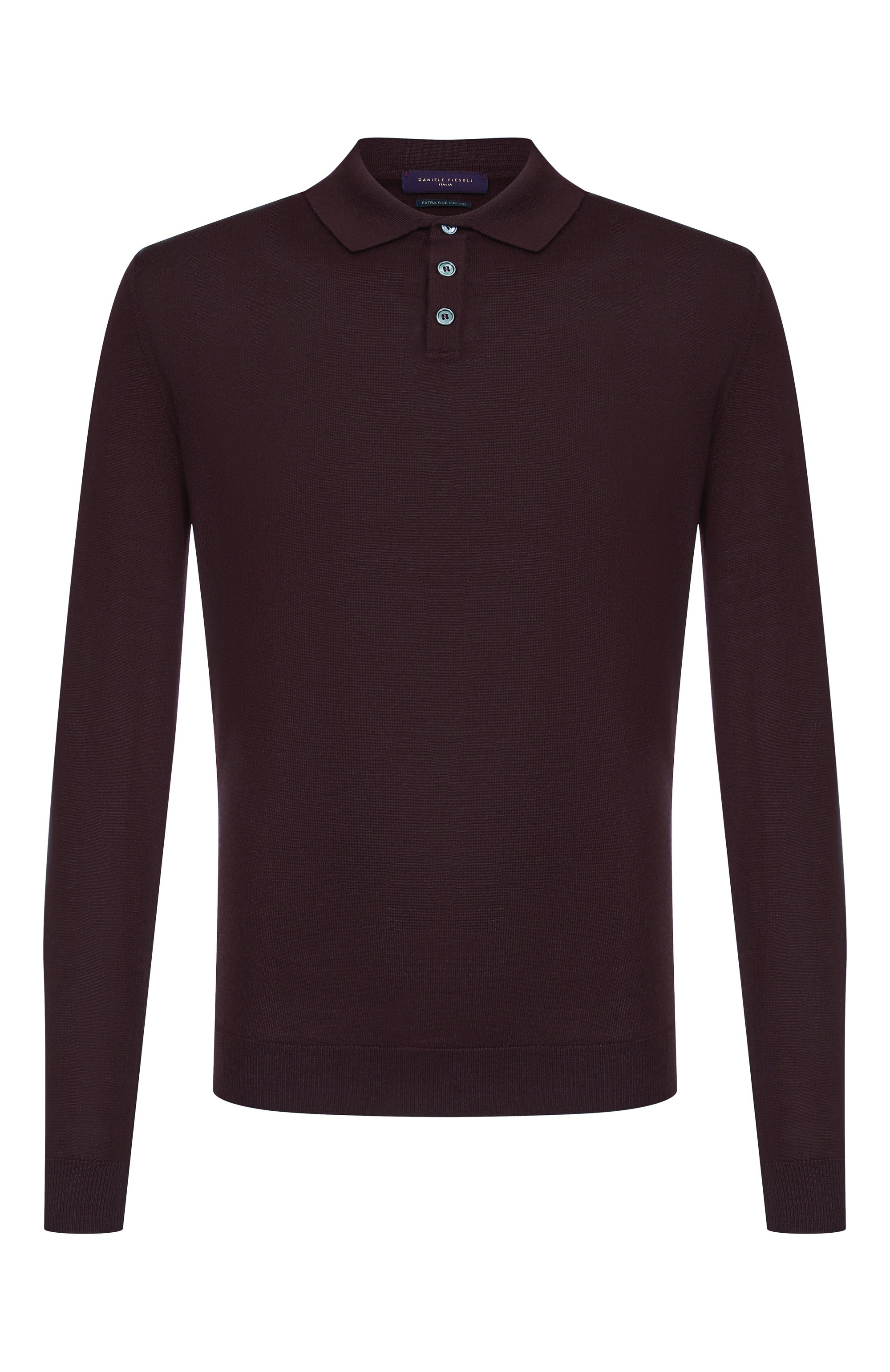 Шерстяное поло DANIELE FIESOLI темно-коричневого цвета по цене 22000 руб., арт. DF 0026, фото 1 Шерстяное поло DANIELE FIESOLI, арт. DF 0026, фото 1