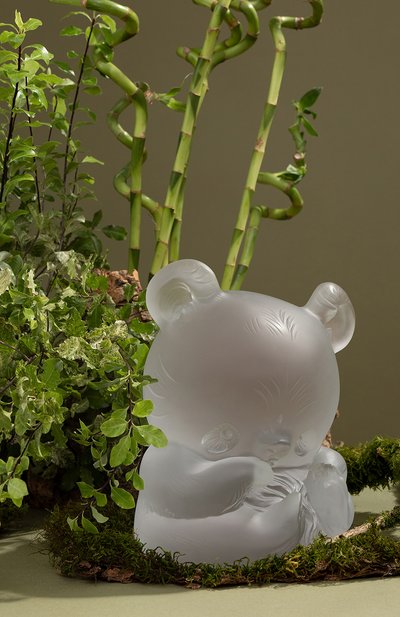 Скульптура панда сидящая yang-yan LALIQUE прозрачного цвета по цене 2970000 руб., арт. 89010103, фото 3 Скульптура панда сидящая yang-yan LALIQUE, арт. 89010103, фото 3