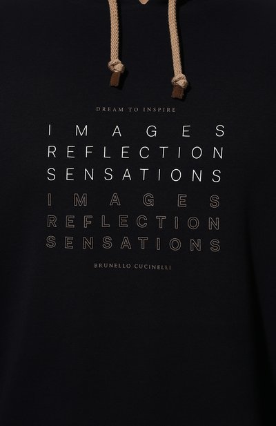 Хлопковое худи BRUNELLO CUCINELLI, арт. M0T353409, фото 5