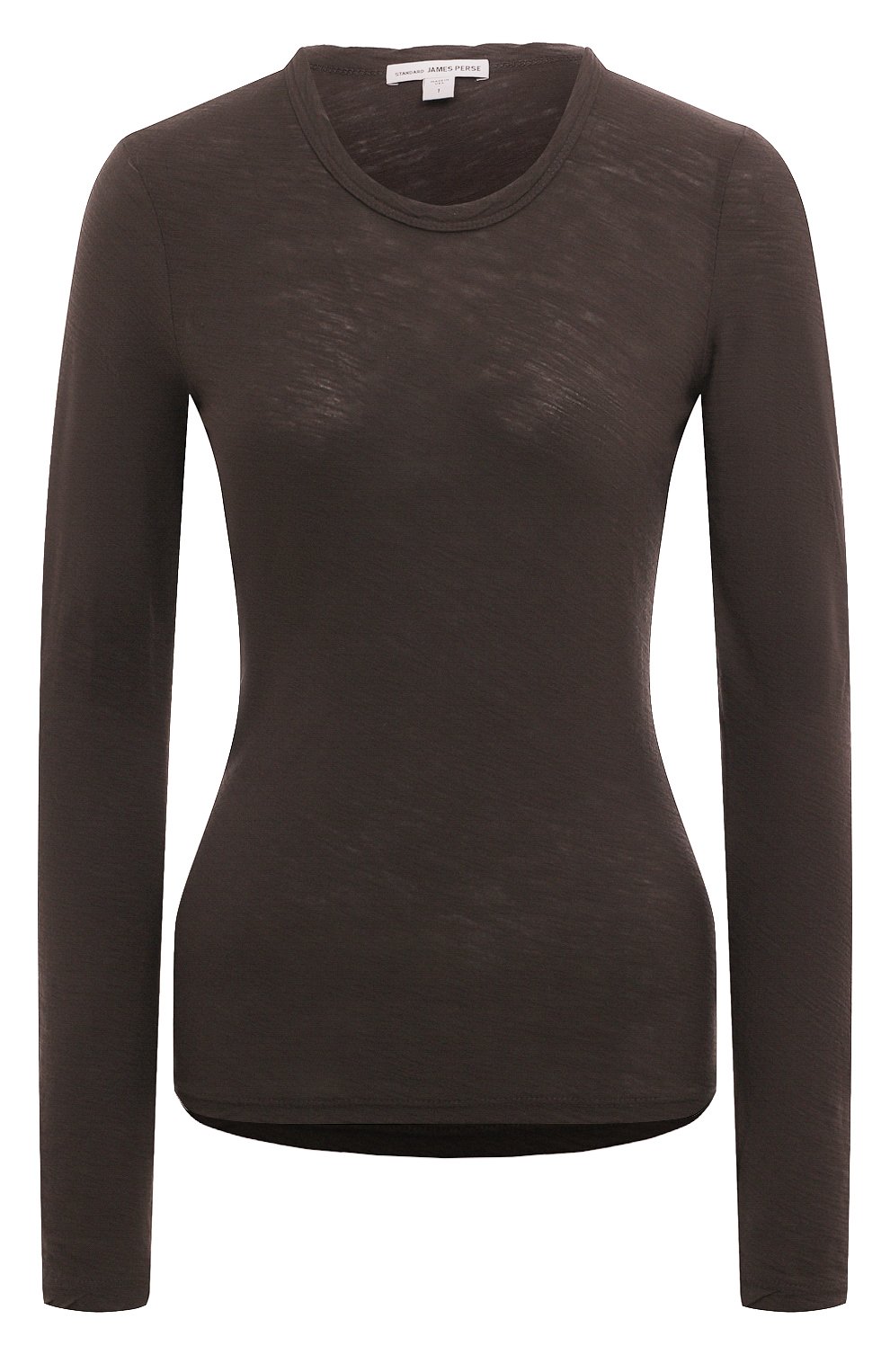 Хлопковый лонгслив JAMES PERSE, арт. WUA3361/BLKG, фото 1