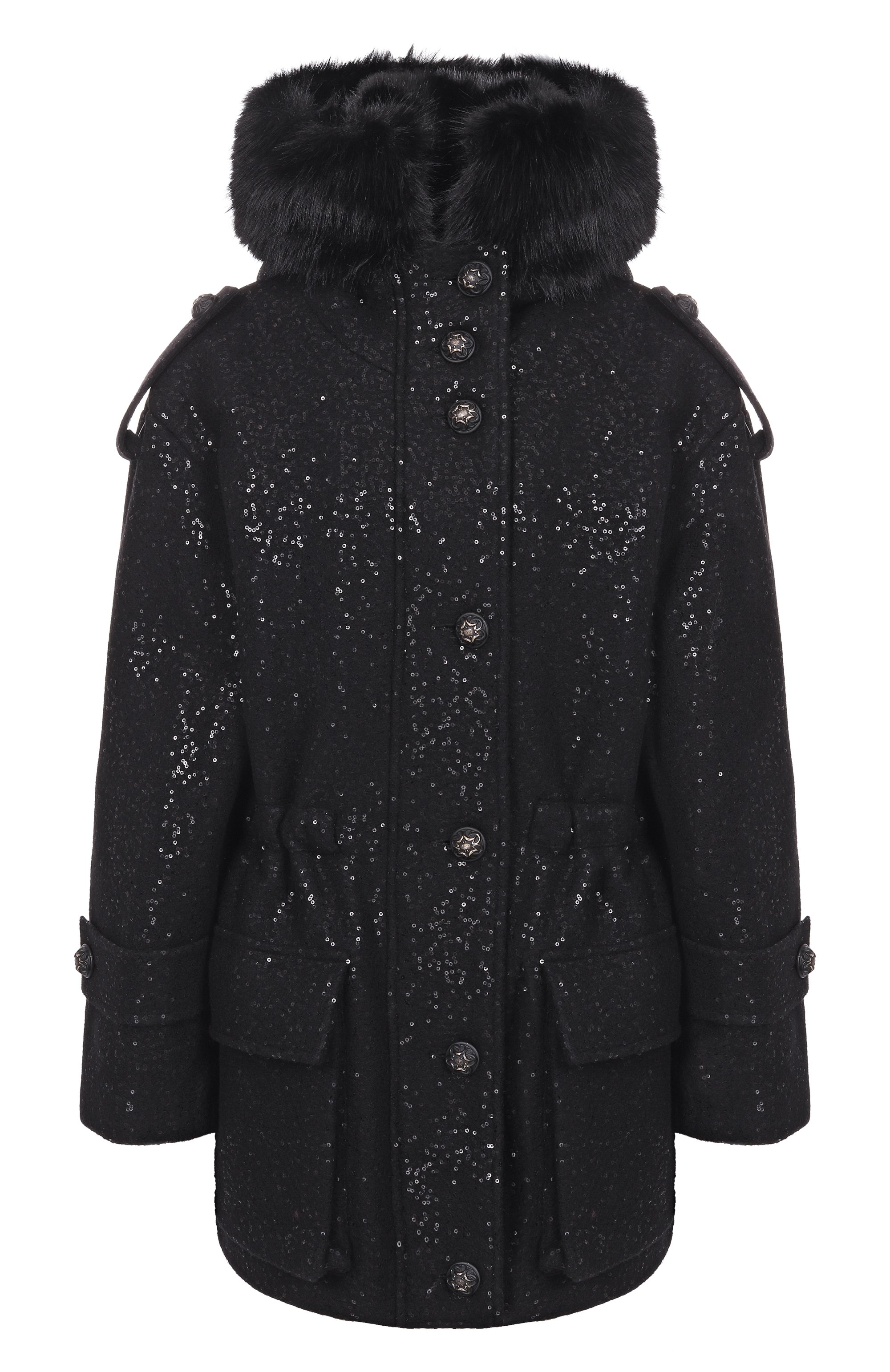 Парка с отделкой пайетками ELIE SAAB, арт. J0200NF25/PA012, фото 1