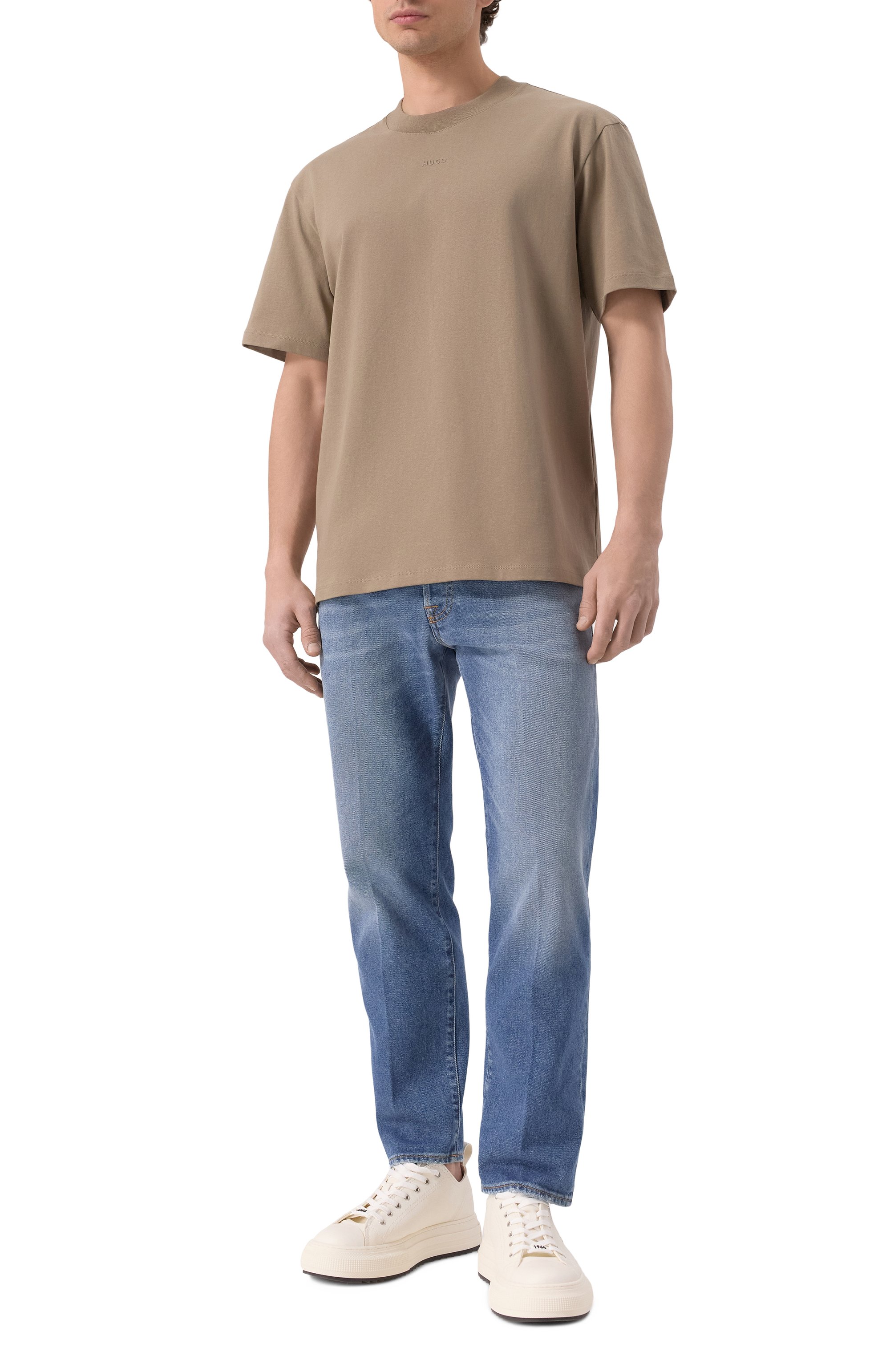 Хлопковая футболка HUGO, арт. 50488330, фото 2