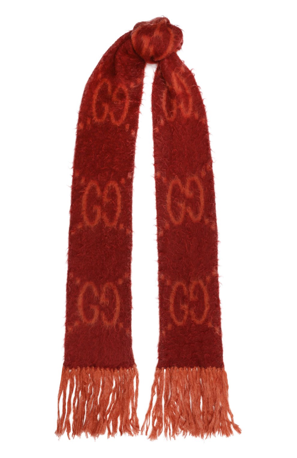 Шарф GUCCI красного цвета по цене 67680 руб., арт. 638680 3GF96, фото 1 Шарф GUCCI, арт. 638680 3GF96, фото 1