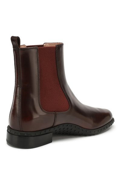 Кожаные челси TOD’S коричневого цвета по цене 72400 руб., арт. XXW03C0CG90AKT, фото 4 Кожаные челси TOD’S, арт. XXW03C0CG90AKT, фото 4